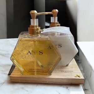 Asquith & Somerset Honey Infused Hand Wash & Lotion Set | 500 ml Glass Bottles